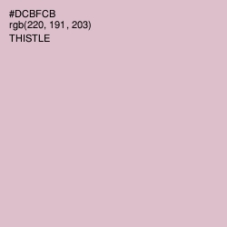 #DCBFCB - Thistle Color Image