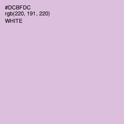 #DCBFDC - Thistle Color Image