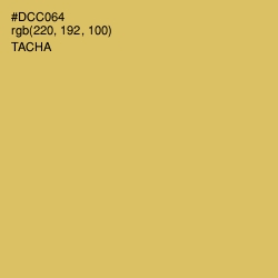 #DCC064 - Tacha Color Image