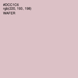 #DCC1C6 - Wafer Color Image