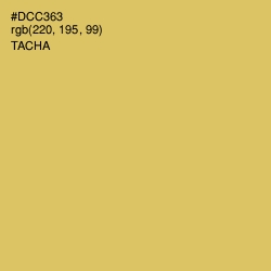 #DCC363 - Tacha Color Image