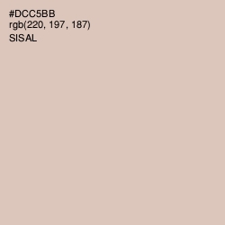 #DCC5BB - Sisal Color Image