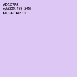 #DCC7F5 - Moon Raker Color Image