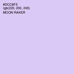 #DCC8F5 - Moon Raker Color Image