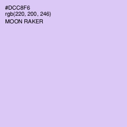 #DCC8F6 - Moon Raker Color Image