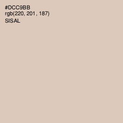 #DCC9BB - Sisal Color Image