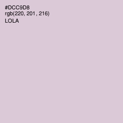 #DCC9D8 - Lola Color Image