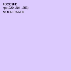 #DCC9FD - Moon Raker Color Image