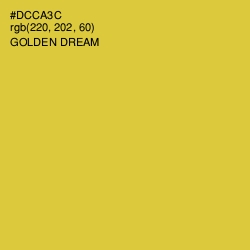 #DCCA3C - Golden Dream Color Image