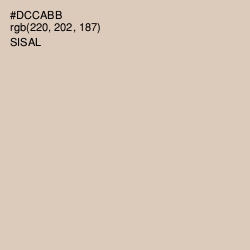#DCCABB - Sisal Color Image