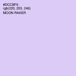 #DCCBF6 - Moon Raker Color Image