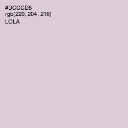 #DCCCD8 - Lola Color Image