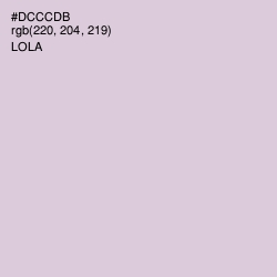 #DCCCDB - Lola Color Image