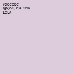 #DCCCDC - Lola Color Image