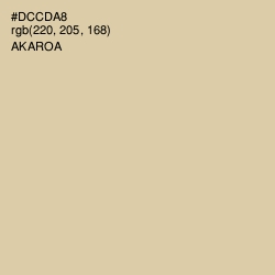 #DCCDA8 - Akaroa Color Image