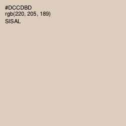 #DCCDBD - Sisal Color Image