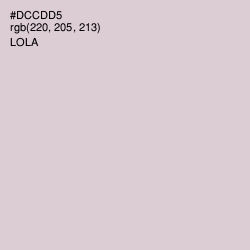 #DCCDD5 - Lola Color Image