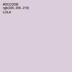 #DCCDDB - Lola Color Image