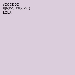 #DCCDDD - Lola Color Image