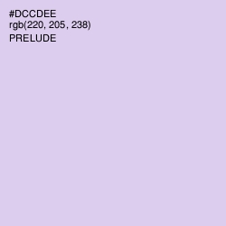 #DCCDEE - Prelude Color Image