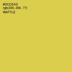 #DCCE4D - Wattle Color Image