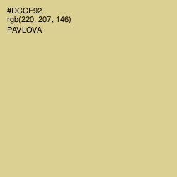 #DCCF92 - Pavlova Color Image