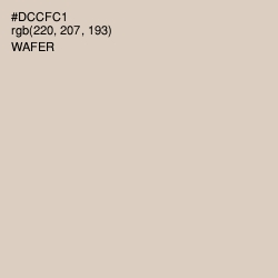 #DCCFC1 - Wafer Color Image