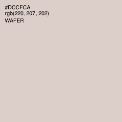 #DCCFCA - Wafer Color Image