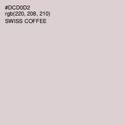 #DCD0D2 - Swiss Coffee Color Image