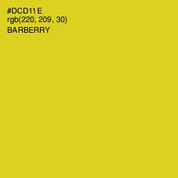 #DCD11E - Barberry Color Image