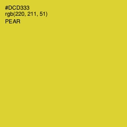 #DCD333 - Pear Color Image