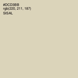 #DCD3BB - Sisal Color Image