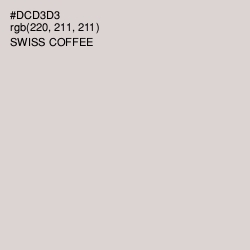 #DCD3D3 - Swiss Coffee Color Image