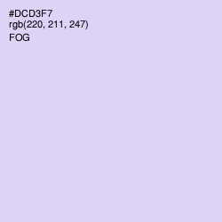 #DCD3F7 - Fog Color Image