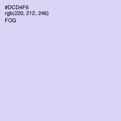 #DCD4F6 - Fog Color Image