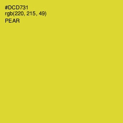 #DCD731 - Pear Color Image