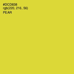 #DCD838 - Pear Color Image