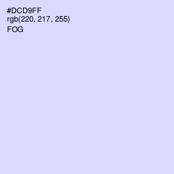 #DCD9FF - Fog Color Image