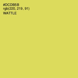 #DCDB5B - Wattle Color Image