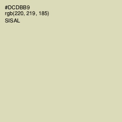 #DCDBB9 - Sisal Color Image