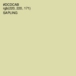 #DCDCAB - Sapling Color Image