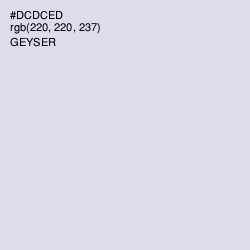 #DCDCED - Geyser Color Image