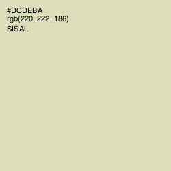 #DCDEBA - Sisal Color Image
