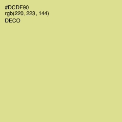 #DCDF90 - Deco Color Image