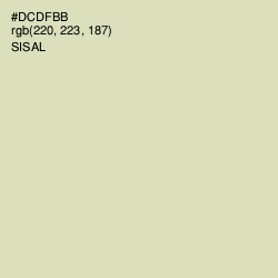 #DCDFBB - Sisal Color Image