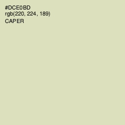 #DCE0BD - Caper Color Image