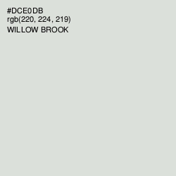 #DCE0DB - Willow Brook Color Image