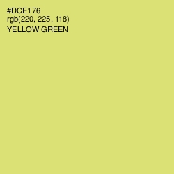 #DCE176 - Yellow Green Color Image