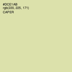 #DCE1AB - Caper Color Image