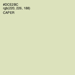 #DCE2BC - Caper Color Image